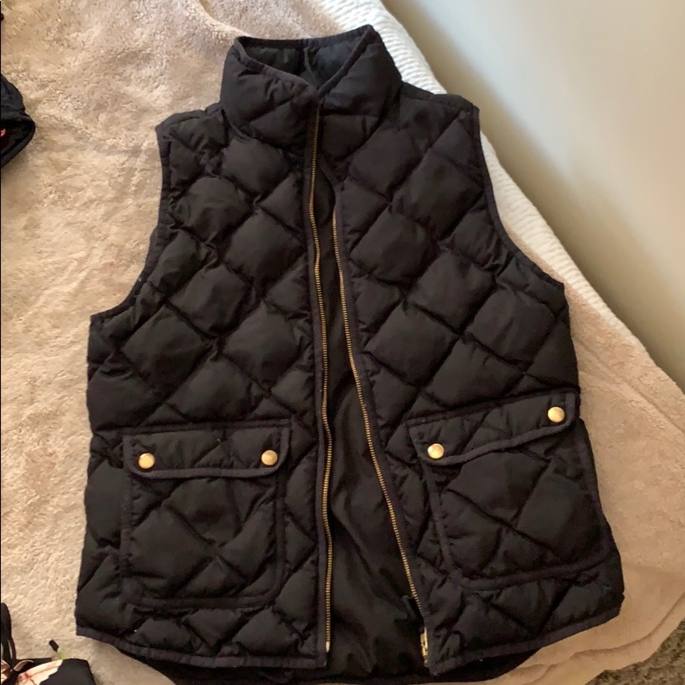 J. Crew quilted vest M